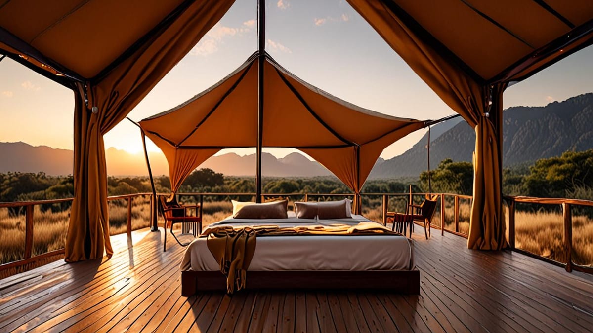 what is glamping
