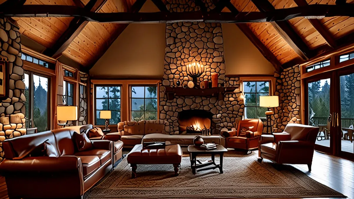 mountain lodge